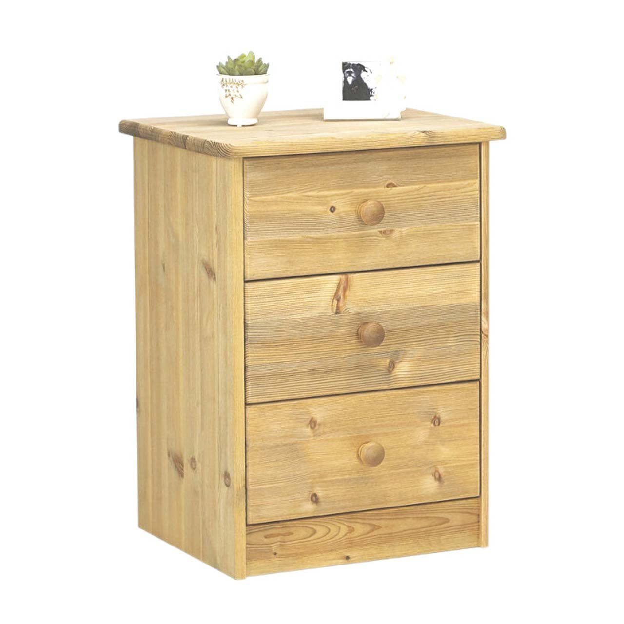 ebuy24 Kommode Nelly 3 Schubladen Gebeizt Modern