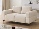 S-Style Möbel 2-Sitzer Sofa Cardea Bubble-Optik Strukturstoff Bild 2