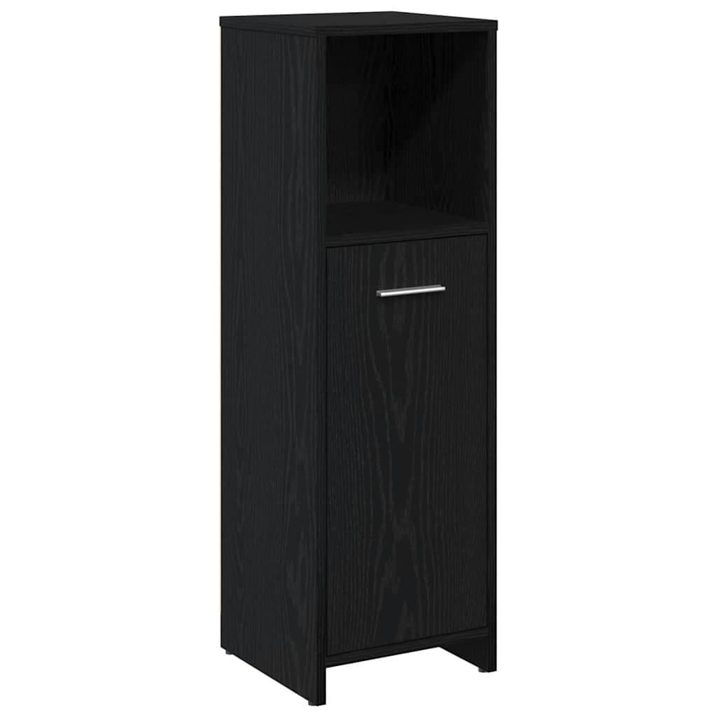 vidaXL Badezimmerschrank Schwarze Eiche Holzwerkstoff - Bild 2