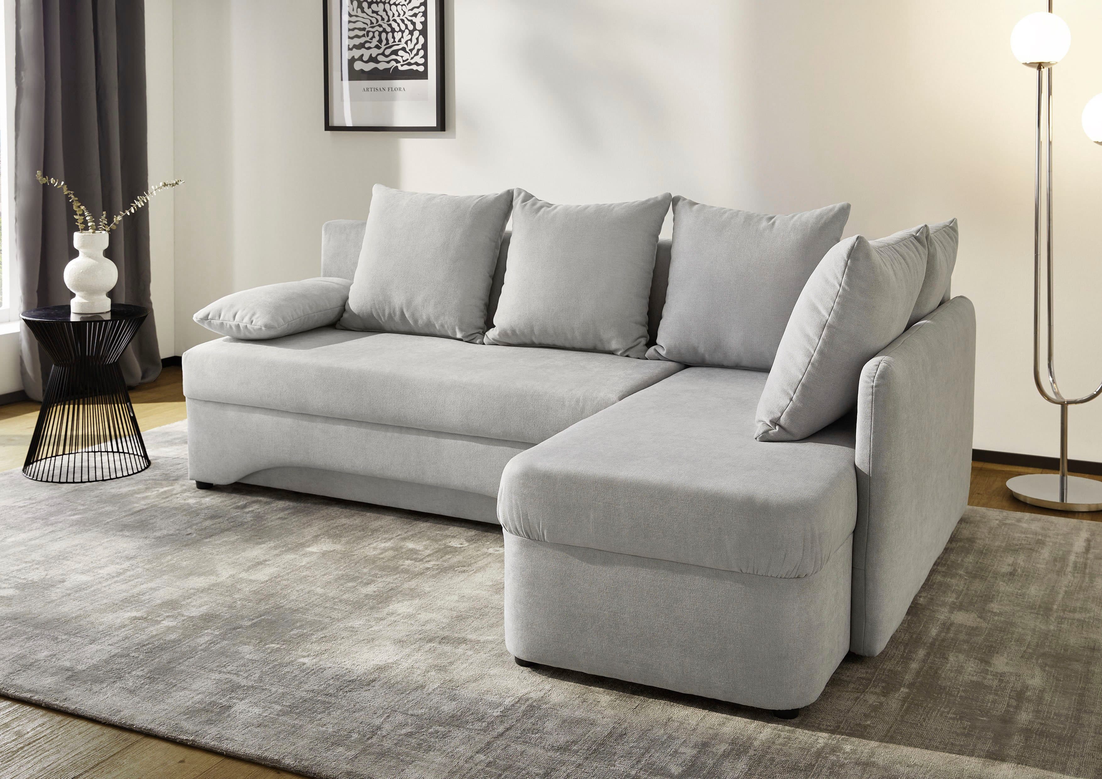 Jockenhöfer Gruppe Ecksofa Nivaris L-Form mit Bettfunktion und Bettkasten - Bild 2