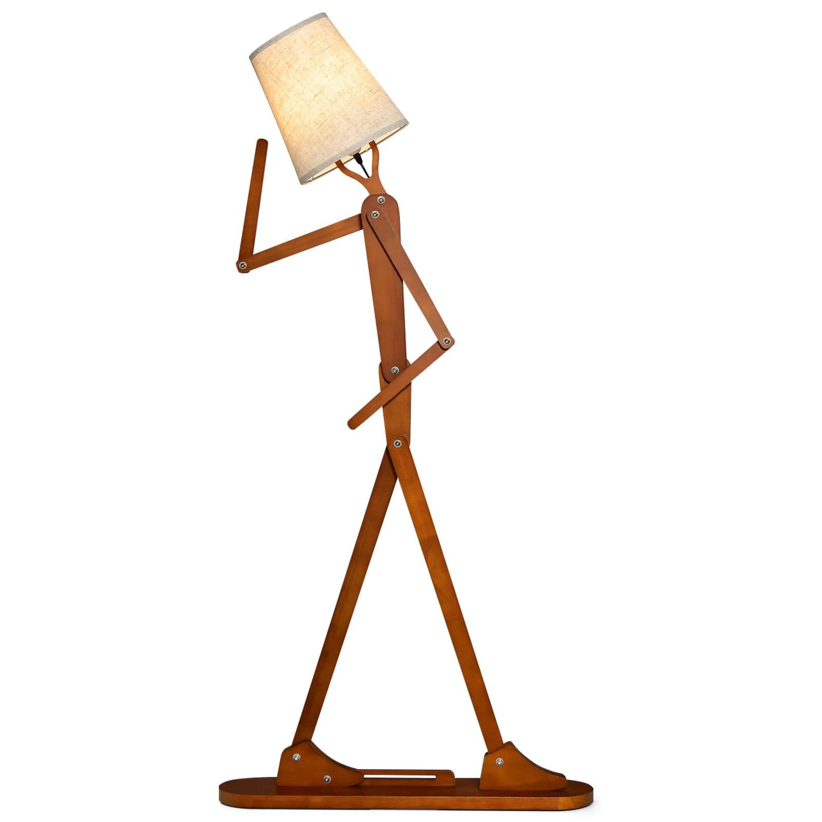 COSTWAY Stehlampe Humanoide Eckleuchte Verstellbare Gelenke - Bild 2