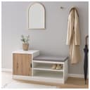 HTI-Living Schuhregal Dana Weiß-Artisaneiche Bild 2