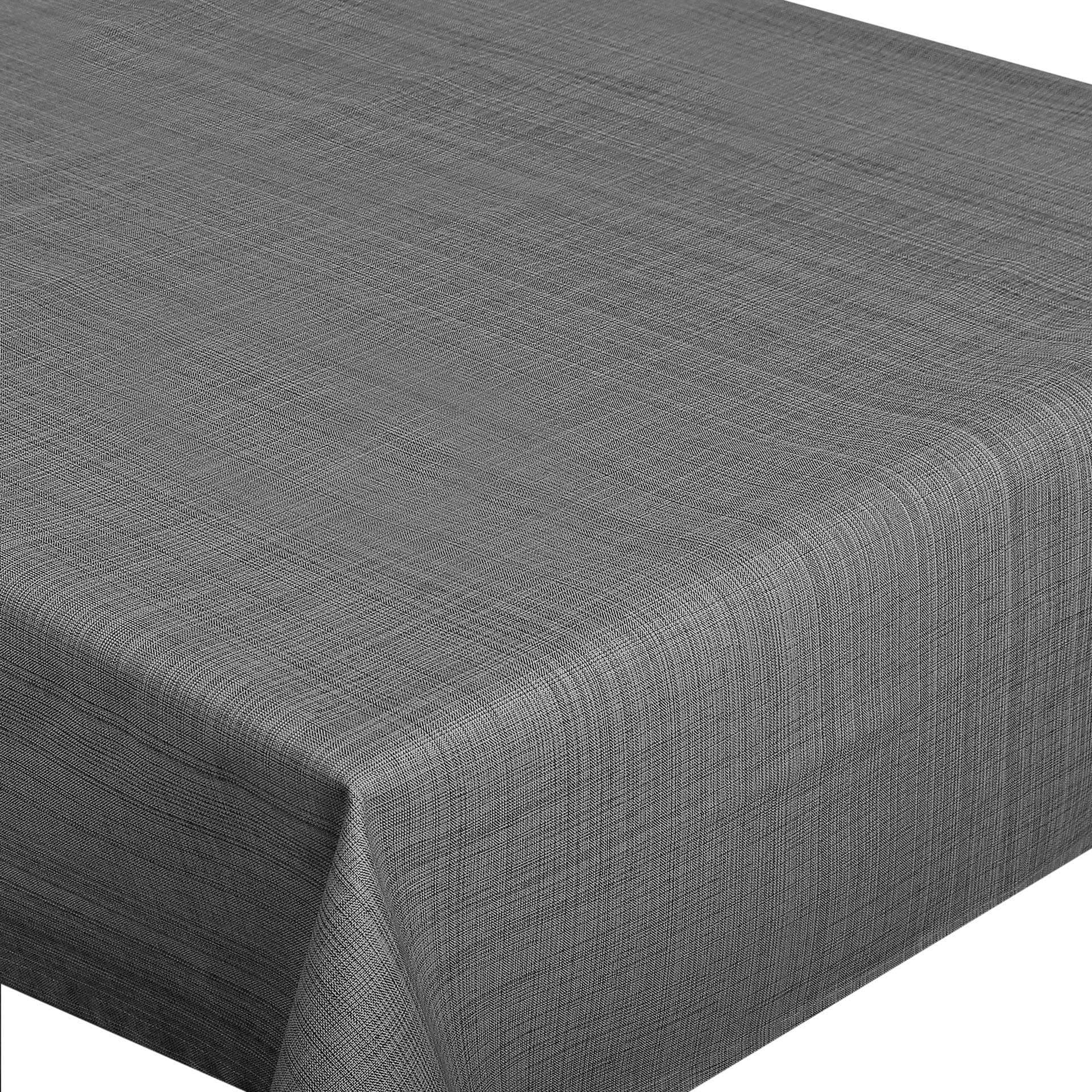 Delindo Lifestyle Tischdecke SAMBA Anthrazit Fleckabweisend UV-beständig - Bild 2
