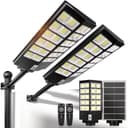 Rhein Beleuchtung LED Solarleuchte 3000W Solarlampen für Außen mit Timer Bild 2