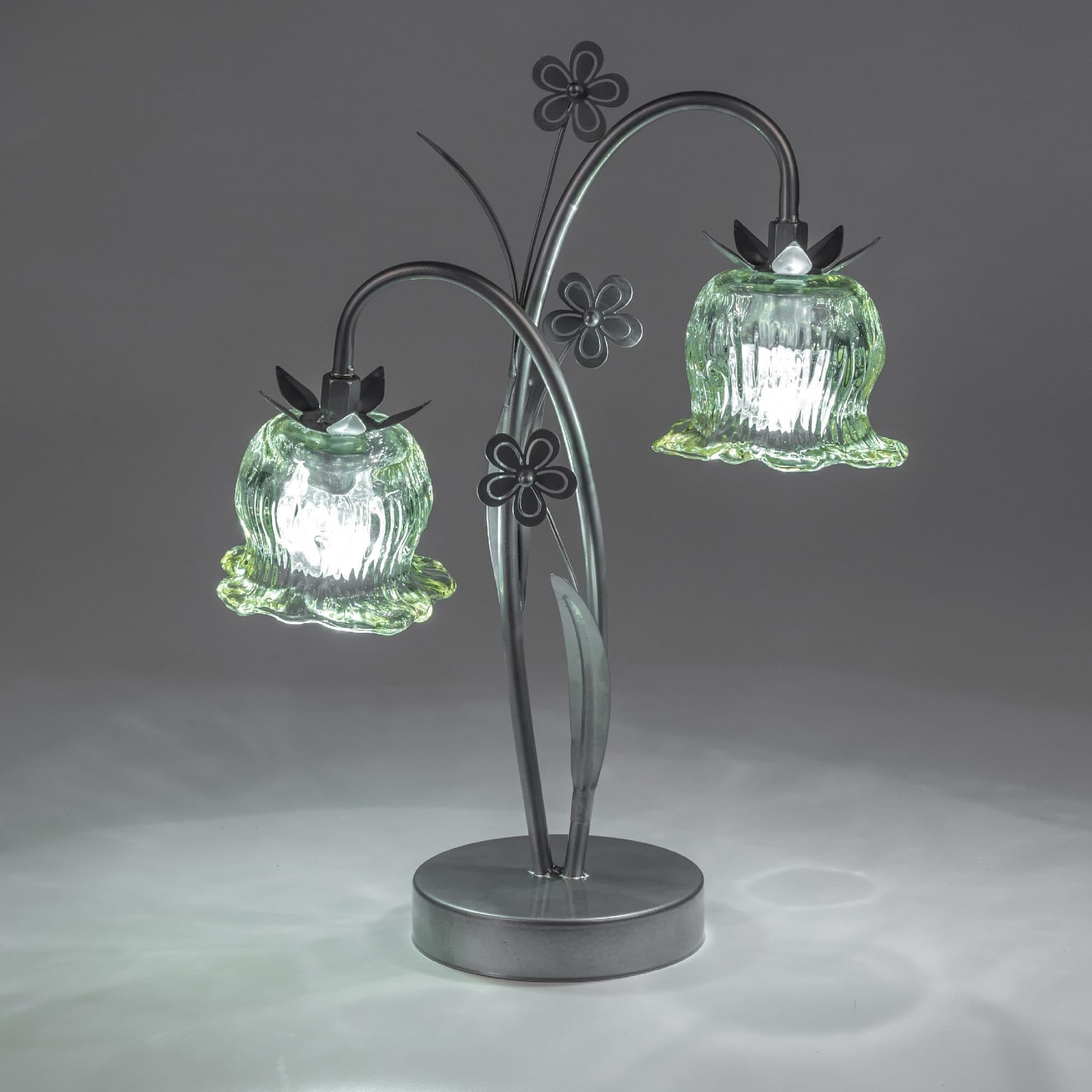 formano LED Tischleuchte Frühlingszeit Blume Grün