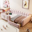 Flieks Polsterbett Rosa mit Schublade und Nachtlicht Bild 2