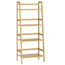 Casaria Bambus Standregal 4 Ebenen Robust Vielseitig Bild 2