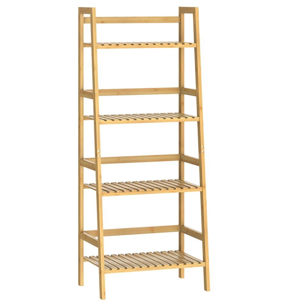 Casaria Bambus Standregal 4 Ebenen Robust Vielseitig - Bild 2