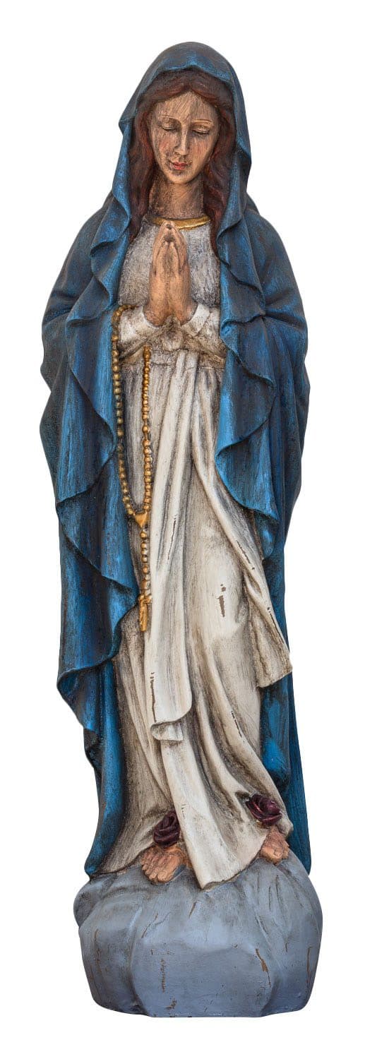 Aubaho Dekoobjekt XXL Skulptur Madonna 80cm Heiligenfigur Kunststein - Bild 2
