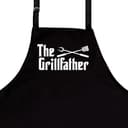 nomsum Grillschürze Schwarz Lustiges Design Einheitsgröße Bild 2