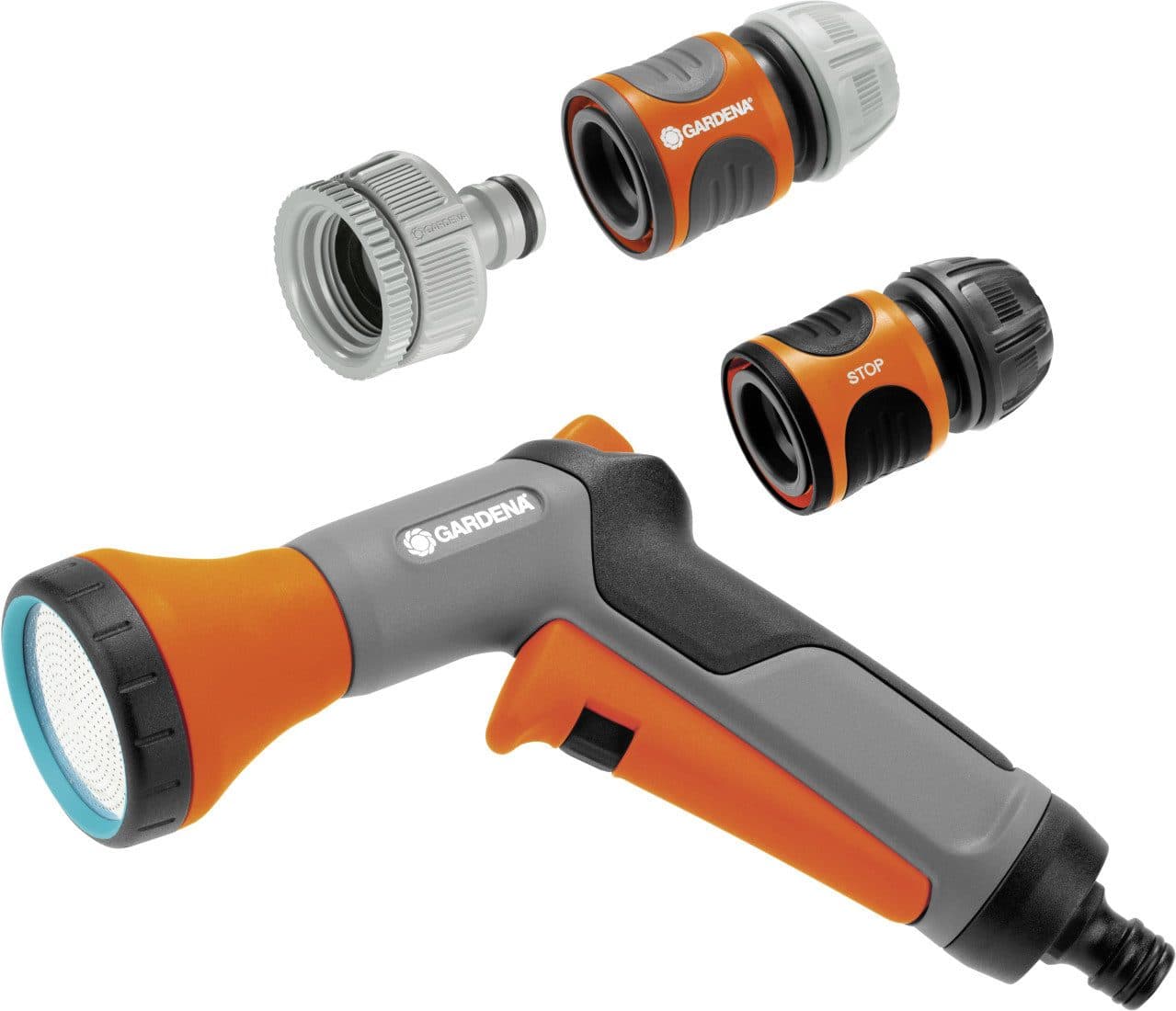 GARDENA Bewässerungsbrause Set für Schläuche 13 mm Schwarz - Bild 2