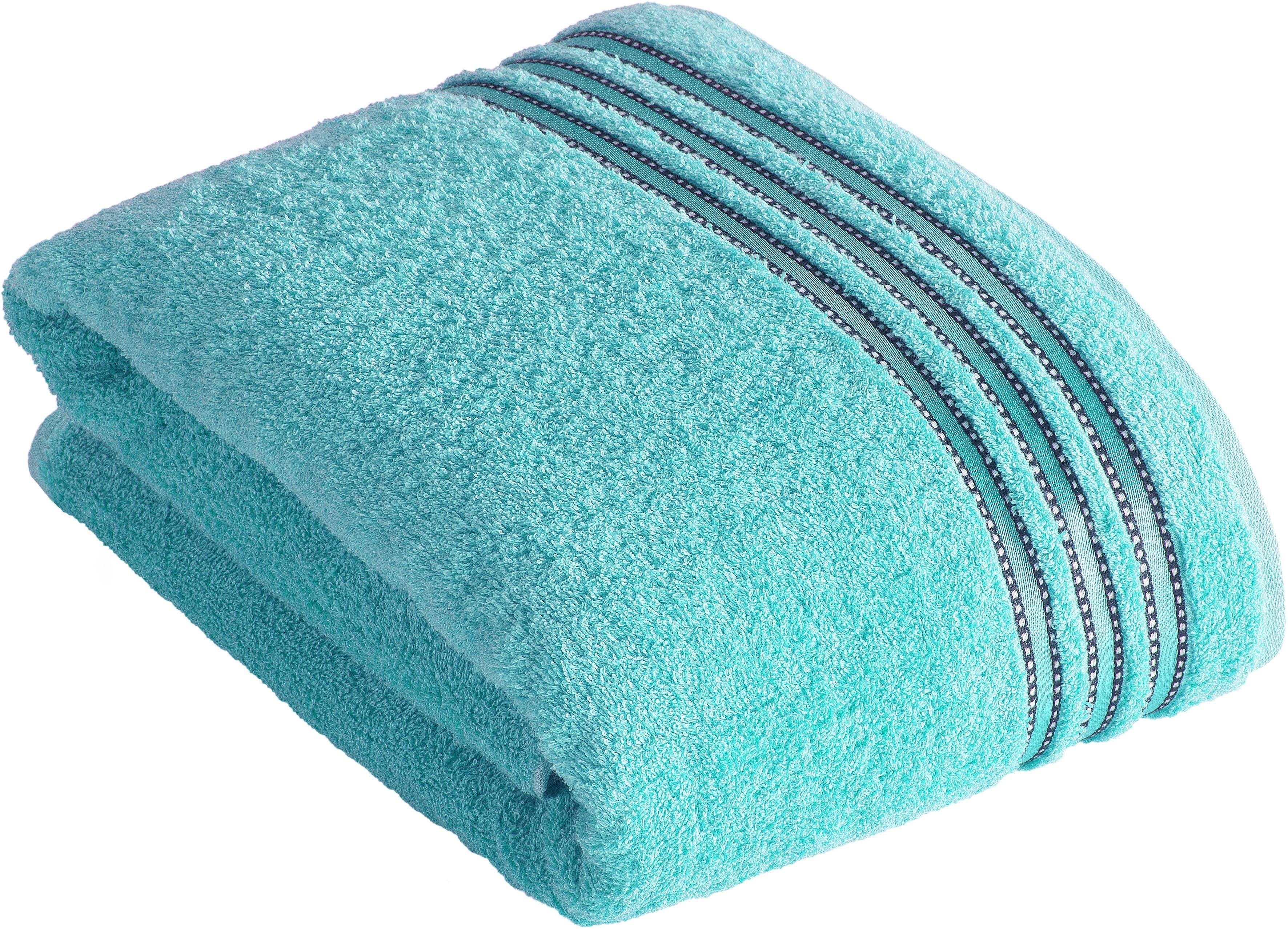 VOSSEN Saunatuch Cult de Luxe blau AIRpillow - Bild 2