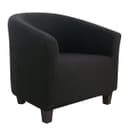 BTTO Sofahusse Jacquard Sesselhusse Schwarz Stretch Bild 2