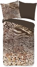 PURE luxury Collection Wendebettwäsche Skins Braun Leopard 2-teilig Bild 2