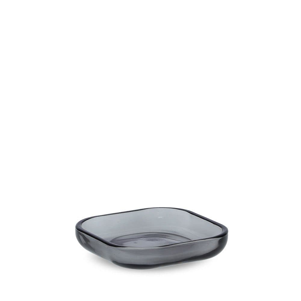Zeller Present Seifenschale Modern Black Glas Schwarz