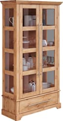OTTO HOME Vitrine Melissa Kiefer massiv Beige Glastüren Bild 2