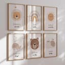MeinBaby123® Poster Affirmationsbilder Kinderzimmer Deko Bunt Bild 2