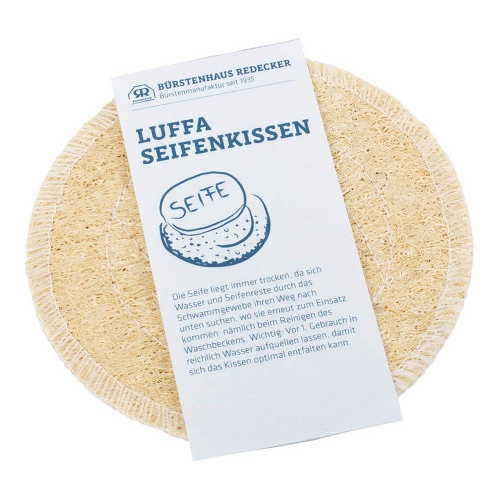 Redecker Seifenkissen Luffa Rund - Natürliche Seifenablage
