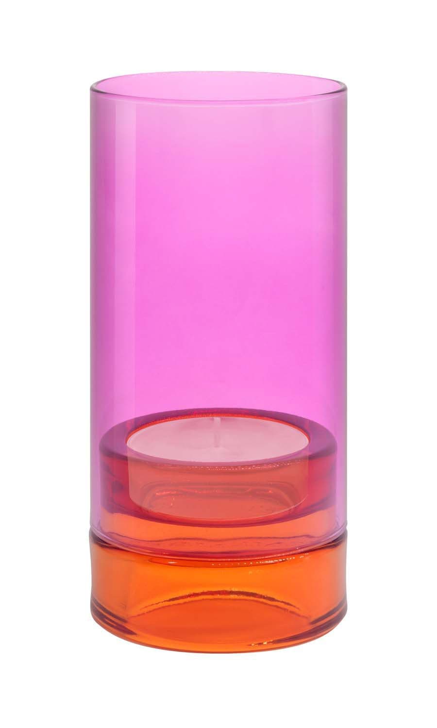 Remember Windlicht Lys Pink Color-Blocking Design - Bild 2