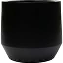 VIVANNO Blumentopf Fiberglas NEXORA Rund - Schwarz Matt Bild 2