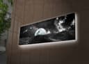 Wallity LED-Leinwandbild 100% Wildleder mit Beleuchtung Bild 2