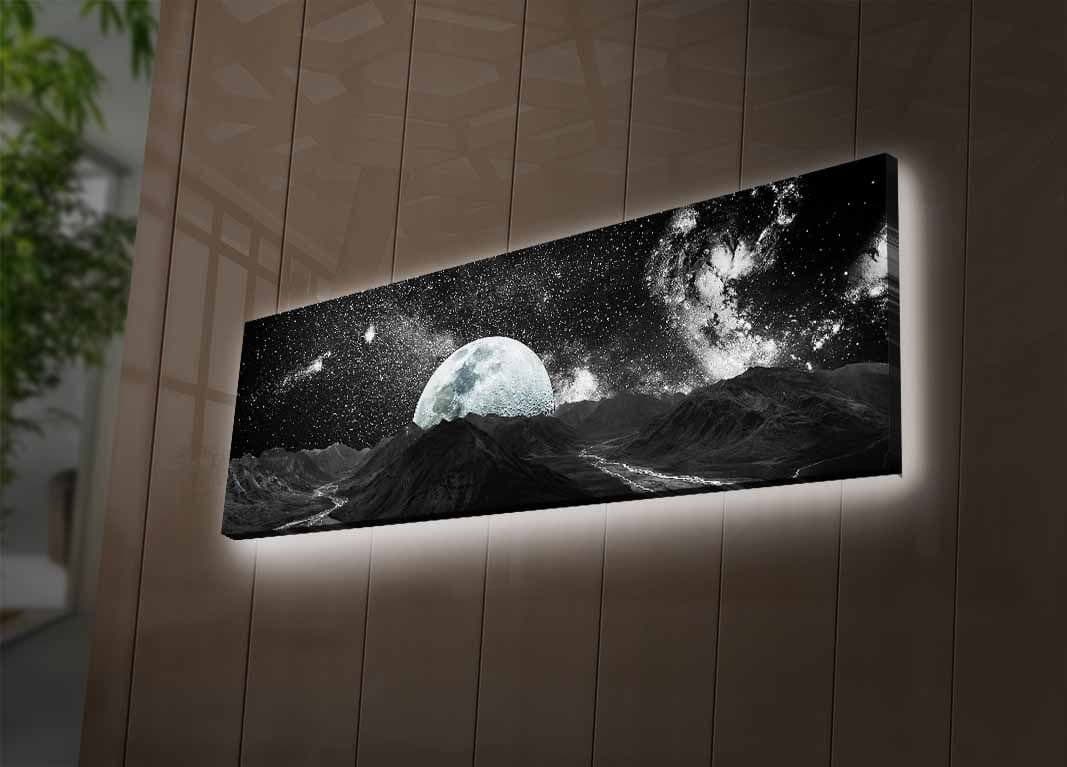 Wallity LED-Leinwandbild 100% Wildleder mit Beleuchtung - Bild 2