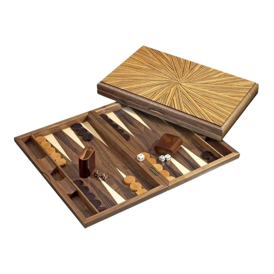 Philos Backgammon-Kassette Holz Gross