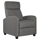 Relaxsessel, Loungesessel, Fernsehsessel aus Metall und Leinenstoff Bild 2