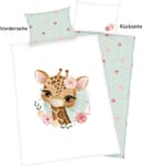 Baby Best Babybettwäsche Giraffe Bunt Renforcé 2-tlg. Bild 2