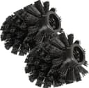WENKO Ersatz-WC-Bürstenkopf 2er-Pack Uni Bild 2
