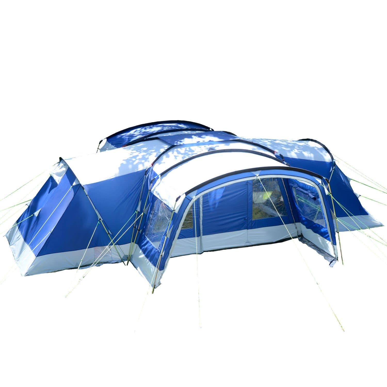 Skandika Gruppenzelt Nimbus 12 Sleeper mit Schlafkabinen blau - Bild 2