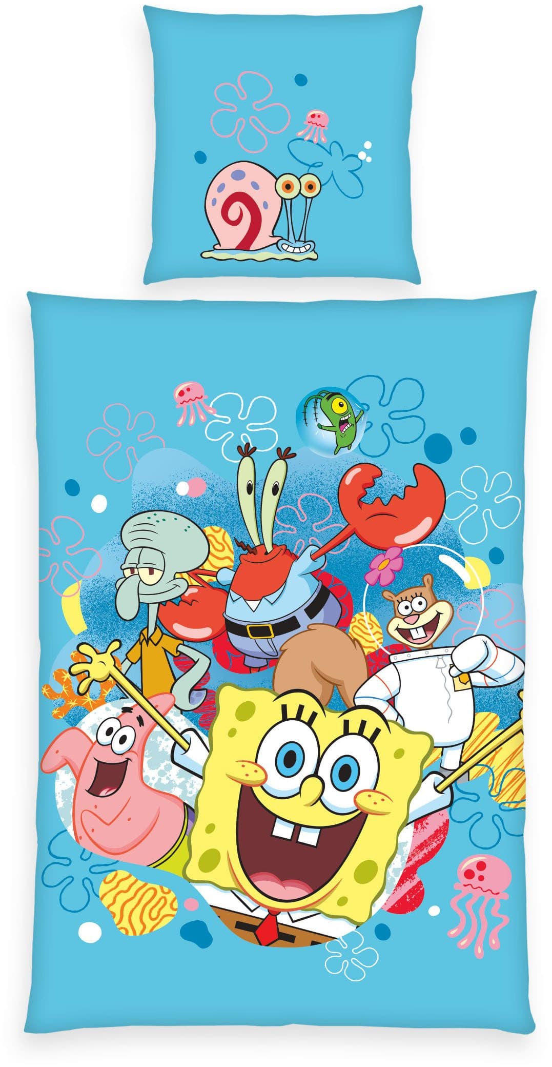 Sponge Bob Bettwäsche Bunt Wendebettwäsche Renforcé - Bild 2