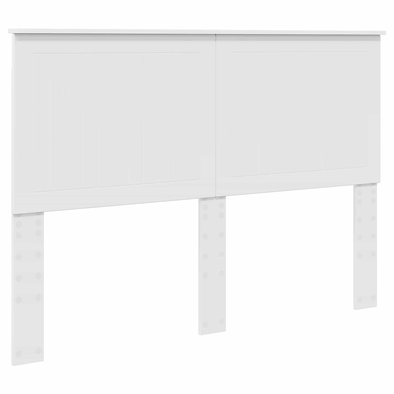 vidaXL Bett Kopfteil Weiß 140 cm Holzwerkstoff Modern - Bild 2