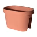 Spetebo Blumentopf Terracotta Kunststoff Pflanzkasten zum Einhängen Bild 2