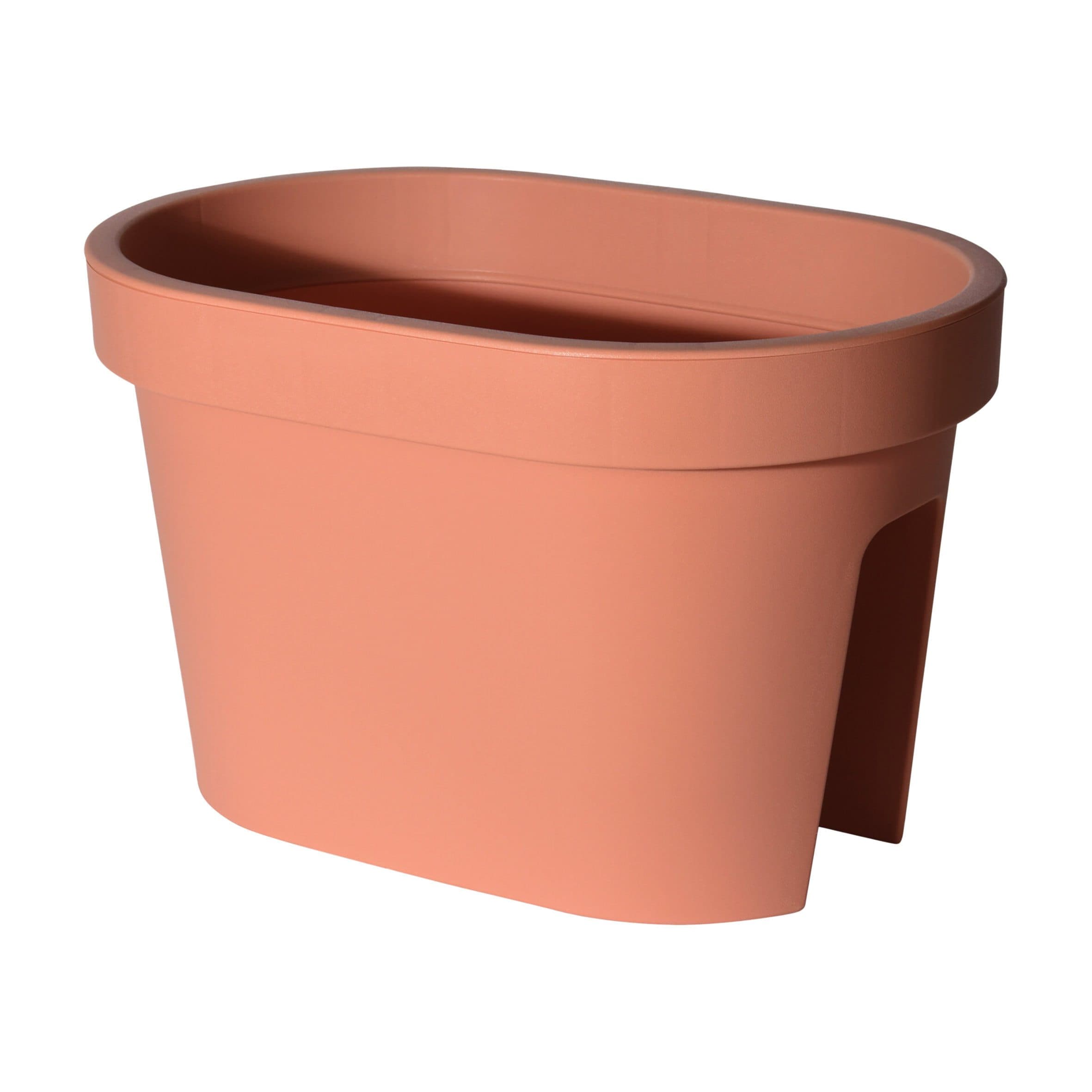 Spetebo Blumentopf Terracotta Kunststoff Pflanzkasten zum Einhängen - Bild 2
