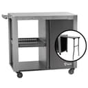 BBQ-Toro Grillwagen Silber mit Klapptisch und Stauraum Bild 2