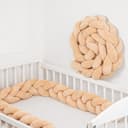 Totsy Baby Bettnestchen Bettschlange Beige Zopfform Bild 2