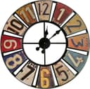 Uzman Wanduhr XXL 58cm Retro Metall Bild 2
