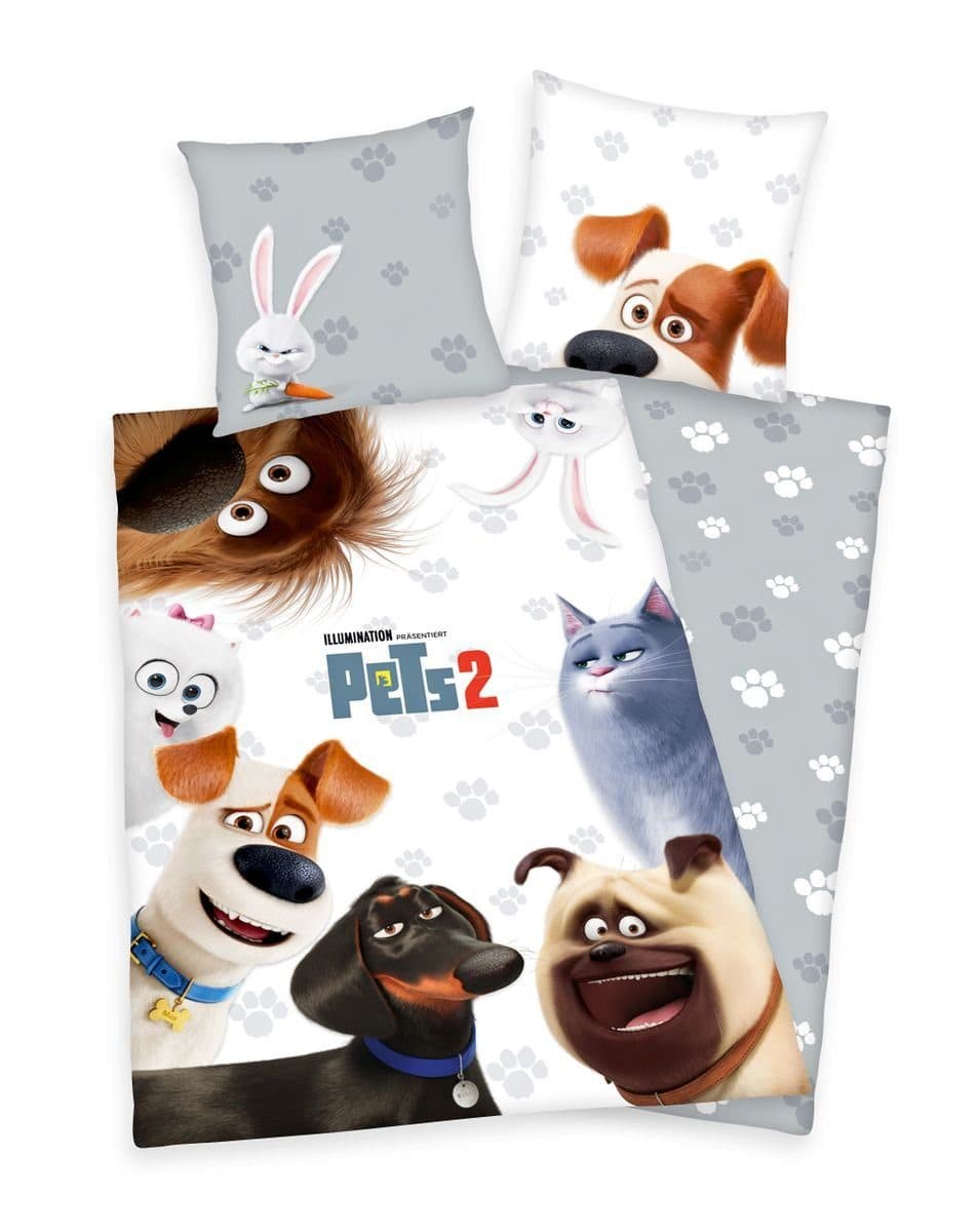 Herding Bettwäsche Pets 2 Wendebettwäsche Bunt 100% Baumwolle - Bild 2