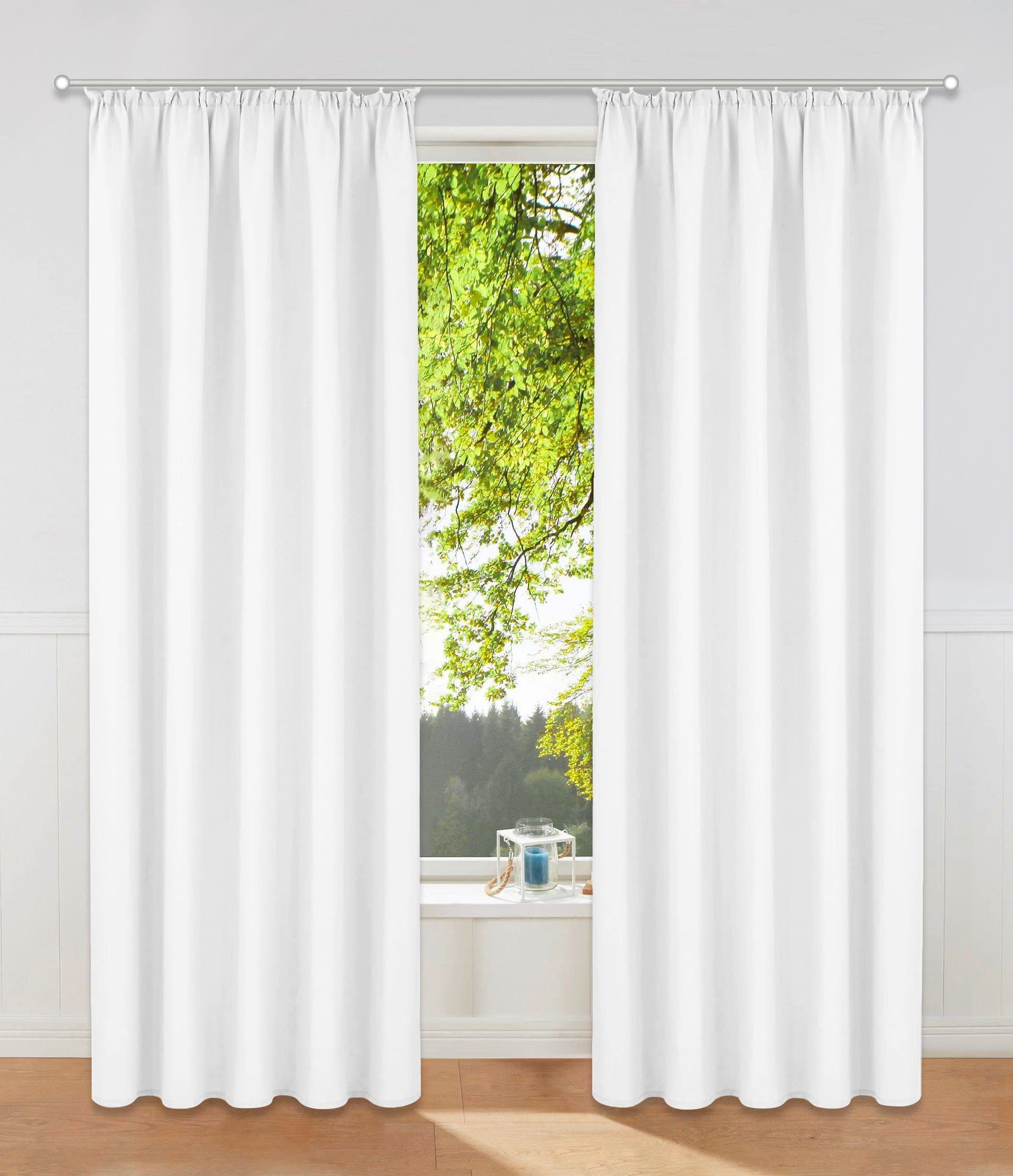 OTTO HOME Vorhang Raja Weiß 2er-Set Kräuselband Modern - Bild 2