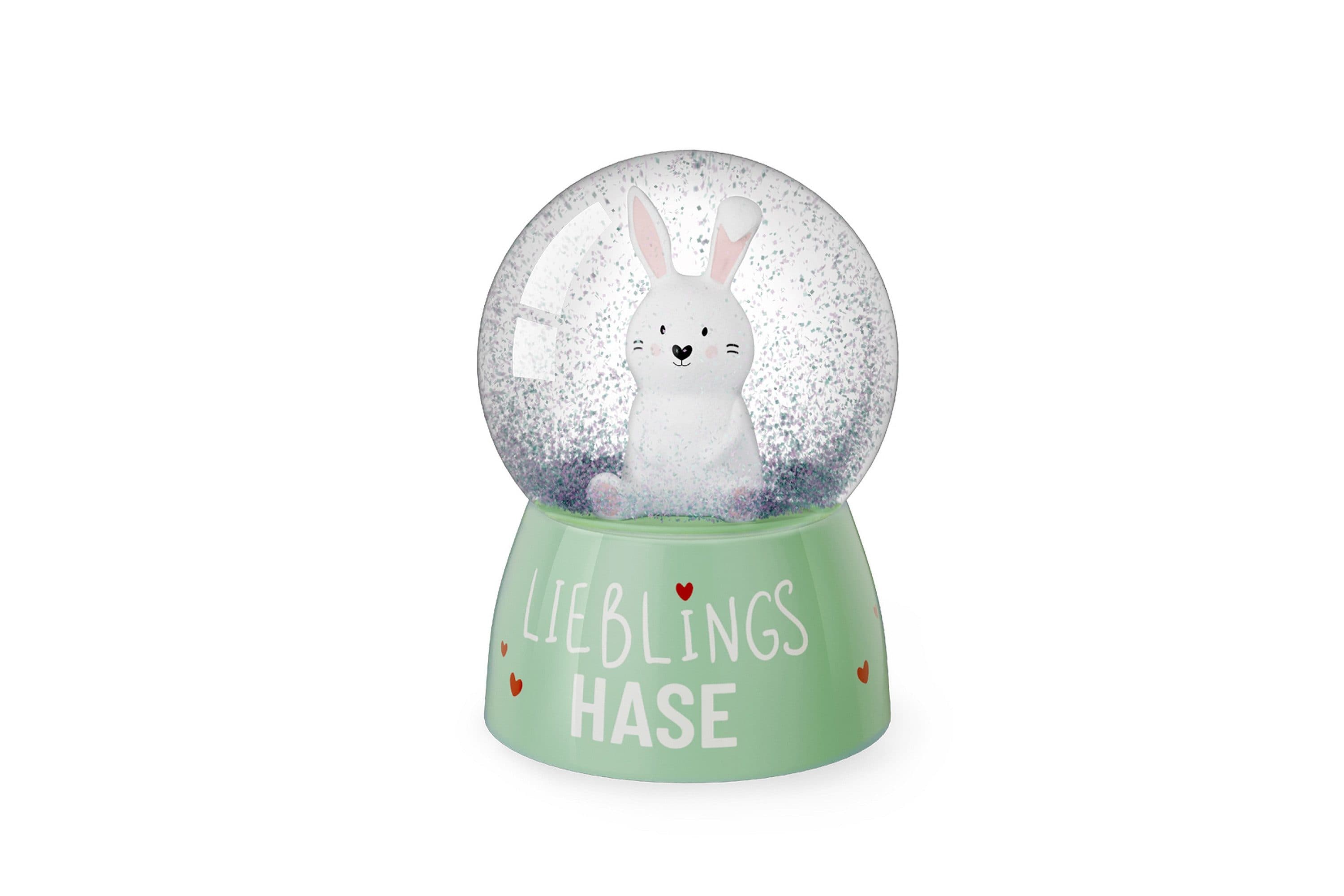 La Vida Glitzerkugel Hase 7003821 Bunt