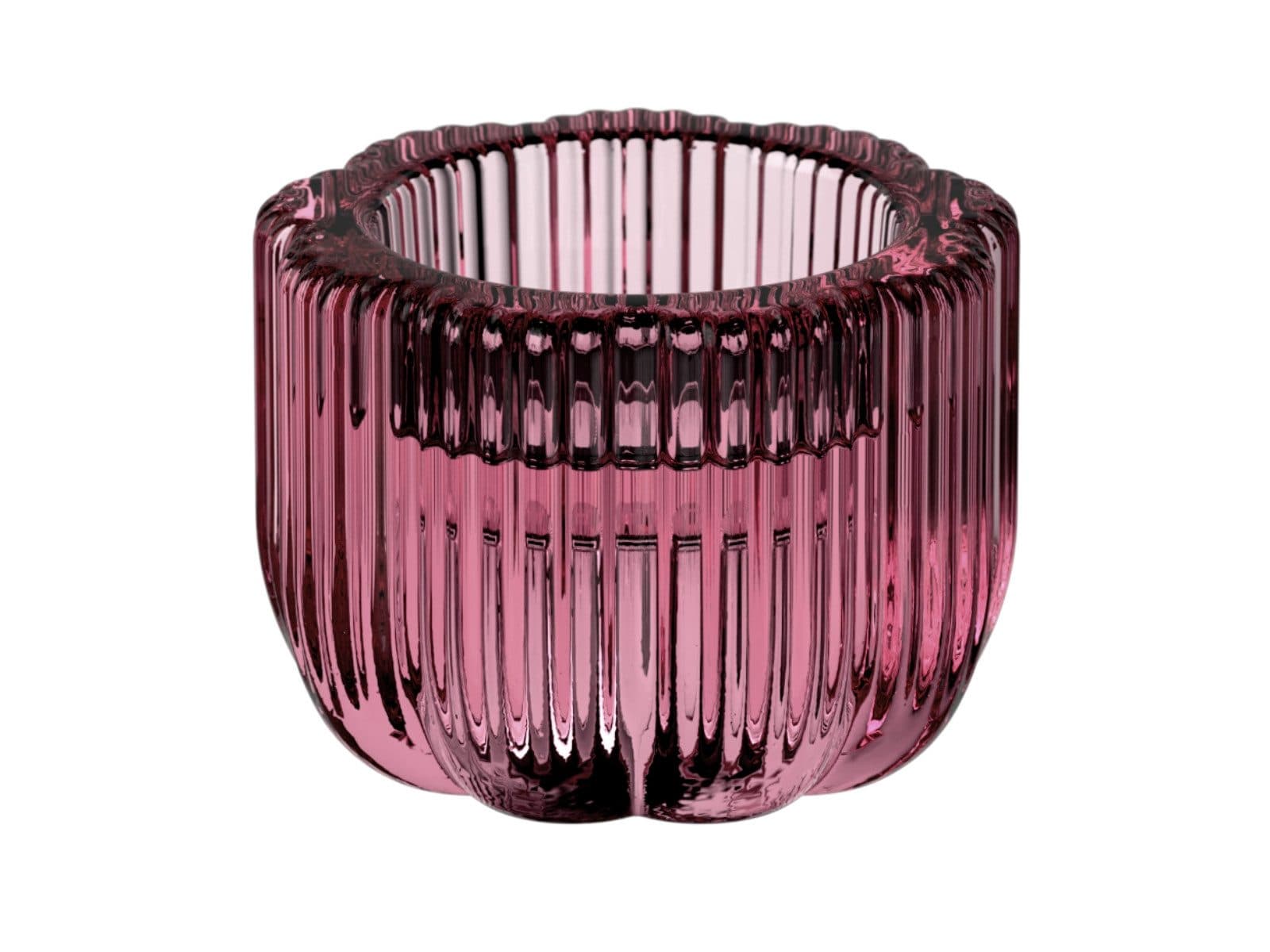 Villeroy & Boch Kerzenständer Fleur cassis 2-in-1 Pink Glas - Bild 2