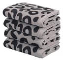 OTTO HOME Handtuch Set 4-tlg. Leopardmuster anthrazit grau Bild 2
