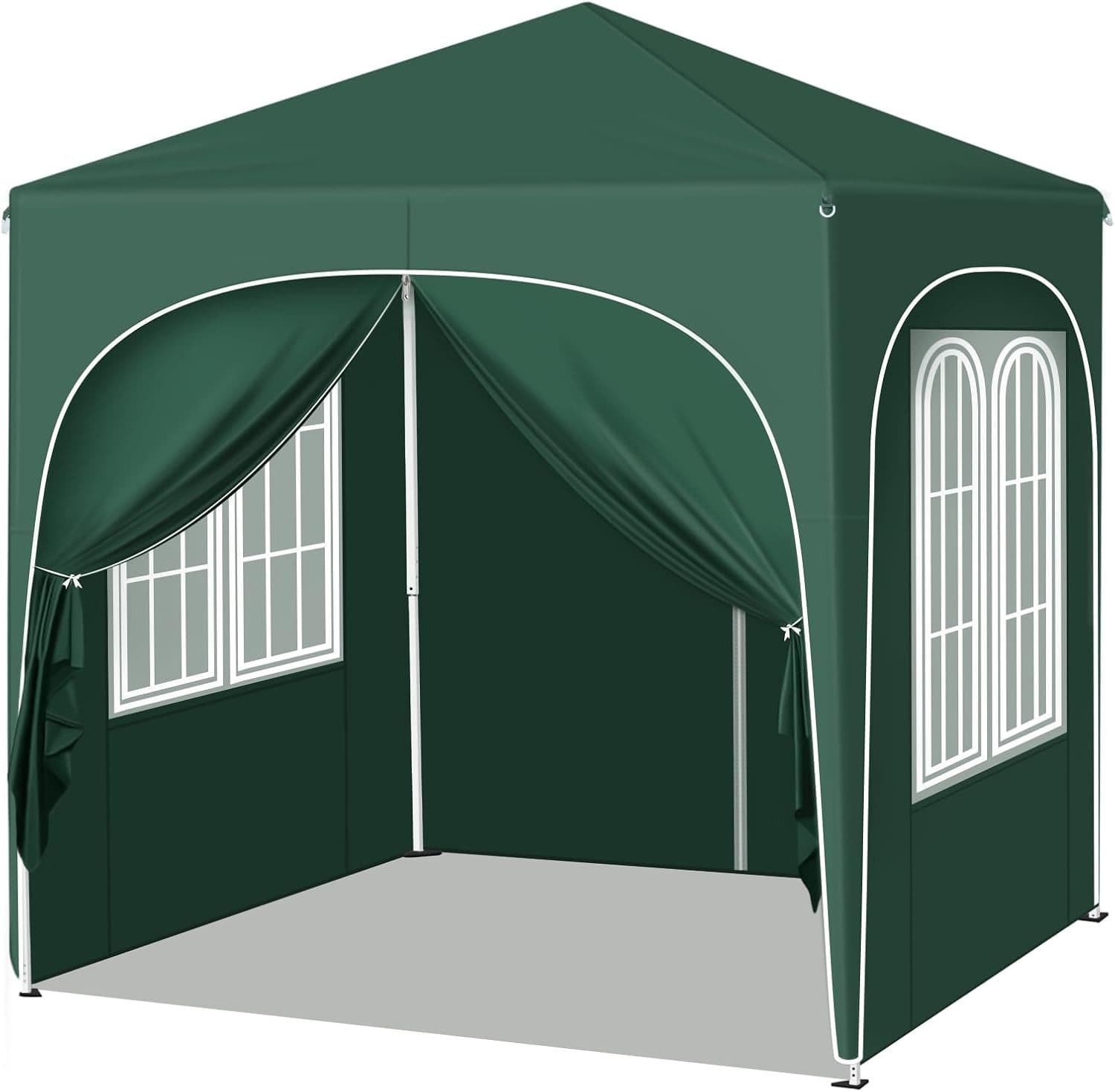 Woltu Pavillon 2x2m Grün Höhenverstellbar UV-Schutz - Bild 2