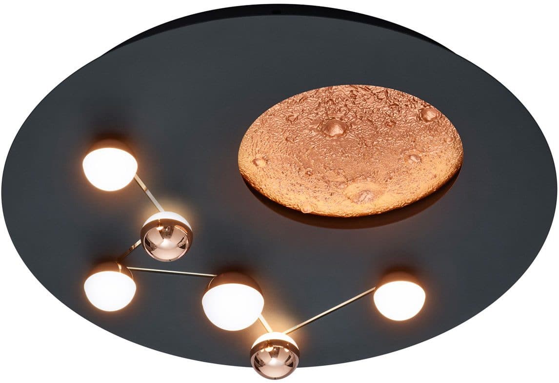 TRIO Leuchten LED Deckenleuchte ZODIAC Mond Sterne indirektes Licht dimmbar CCT LED 42W - Bild 2
