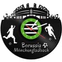 GRAVURZEILE Wanduhr Schallplattenuhr Borussia Mönchengladbach - 100% Vereinsliebe Bild 2