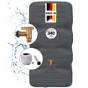 GARANTIA Regentonne CUBUS 340L Komplett-Set Grau Kunststoff Bild 2