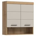 furnling Hängeschrank Scott 2 Türen Grau Braun Modern Bild 2