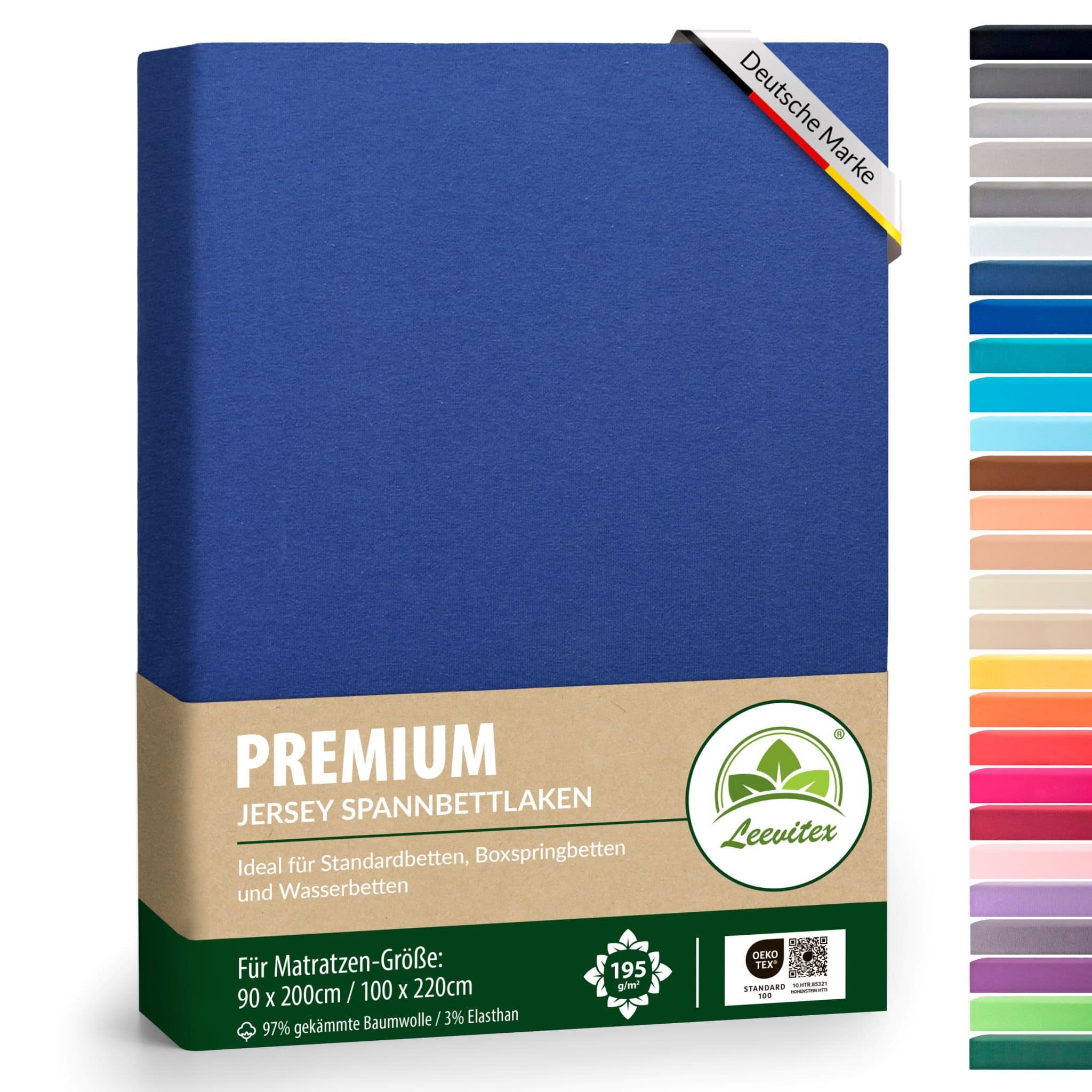 leevitex® Spannbettlaken Premium 97% Baumwolle 3% Elasthan - Bild 2