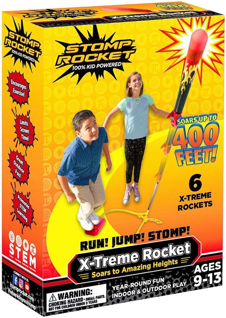 Stomp Rocket Spiel X-Treme 6 Rockets Luftdruckraketen-Outdoorspiel - Bild 2